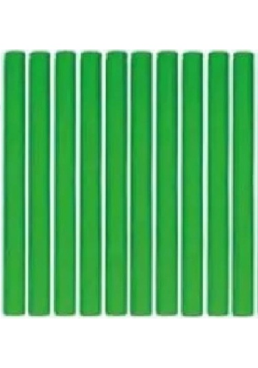 Tarko Yeşil Sosis Bigudi Kısa 17 Cm 10 Lu