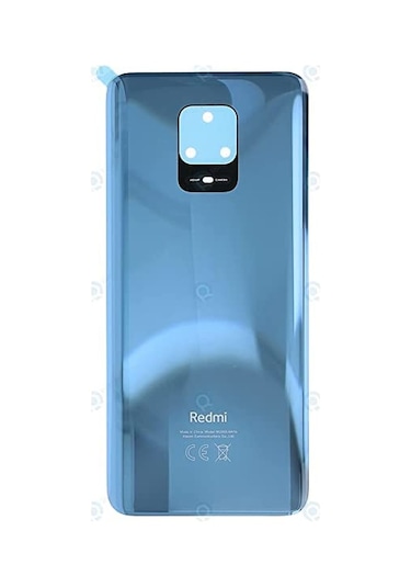 Xiaomi Redmi Note 9 Pro Koyu Gri Arka Pil Kapağı Batarya Kapağı Lacivert