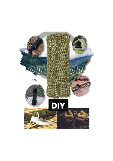 Besthome1 Güvenlik İçin 4mm 9-çekirdek Açık Hava Paracord Dağcılık Halatı 20m Siyah Siyah