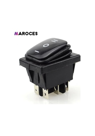 Ic-108W Geniş Işıksız 3 Kademeli Anahtar On-Off-On 6P 50 Adet