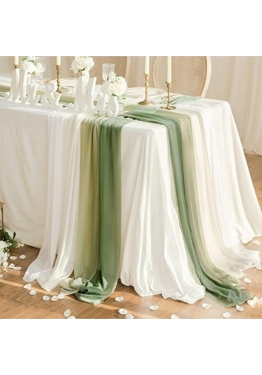 Novahub Düğün Kemeri Şifon Masa Örtüsü, Şampanya Renk, Hafif Kumaş, Çardak Perde, Dekoratif Örtü, Mutfak Ve Resepsiyon Dekoru Şampanya