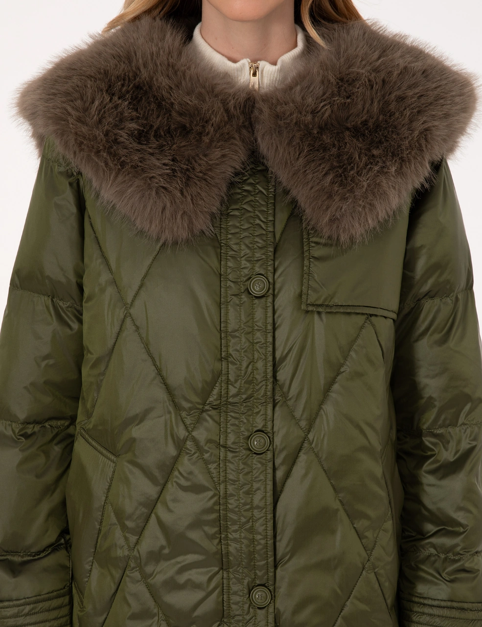 Pierre Cardin Kadın Haki Kaban 50308946-vr027 Haki