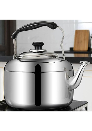 Islık Çayı Su Isıtıcısı, Paslanmaz Çelik Tayt Isıtması Soba Ocak Çelik