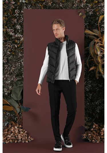 Y 161 Siyah Klasik Yelek Siyah