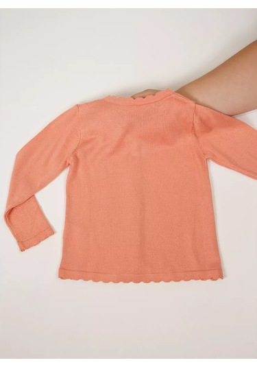 Minora Düğmeli Sıcak Örgü Kardigan Üst 248017138 Leylak