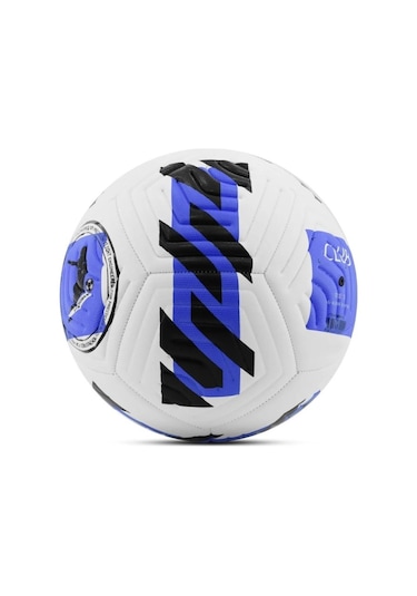 Mavi Yeni Desenli Futbol Topu 4 Astarlı No:5 480 Gr + Pompa Hediyeli X507 Mavi - Beyaz