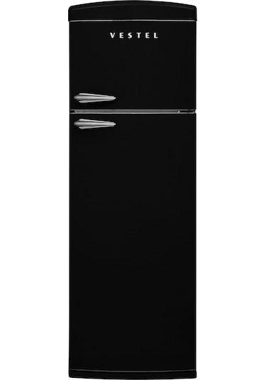 Vestel Retro SC32211 311 LT Statik Üstten Donduruculu Buzdolabı Siyah