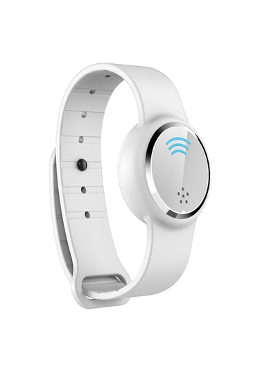 Kosona Q9 Ultrasonik Sivrisinek Kovucu Bileklik - Dışarıda Taşınabilir Saat Tipi, 3 Seviye Ayar, Usb Şarjlı Beyaz