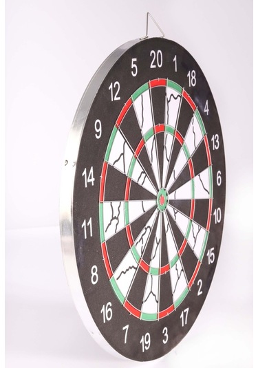 Delta Flocked Dart Seti 45 Cm 18 İnç Büyük Boy + 6 Dart Oku 18 Gr Hedef Tahtası Sdf76