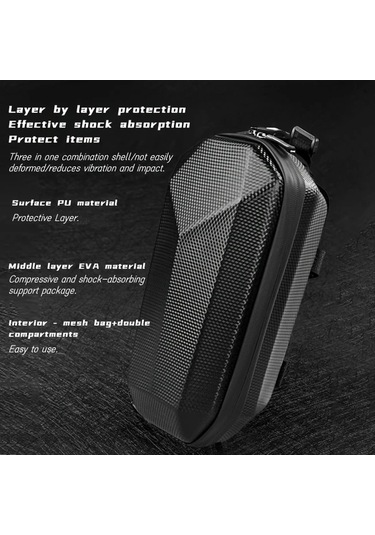 Willowhaven Foldable Bike Front Handlebar Bag Siyah Large 1 06gal 3l 4l Hard Shell Eva Çıkarılabilir Kayışlı Hafif Ve Güvenli Bisiklet Çantası Haki