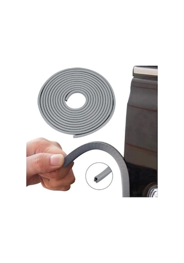 Araç Kapı Koruma Fitili Çarpma Çizilme Önleyici Fitil Gri 5 Metre