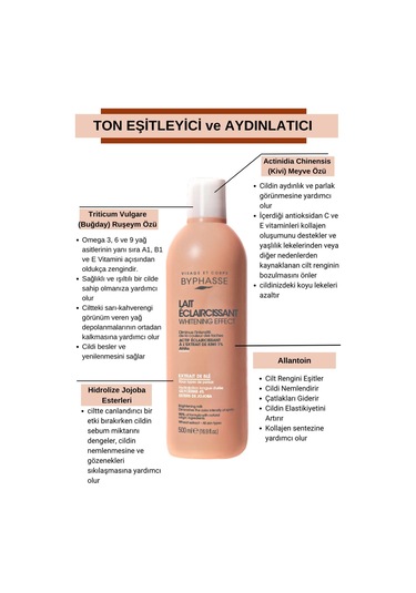 Ton Eşitleyici Ve Aydınlatıcı Vücut Sütü - Buğday Özlü 500ml