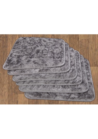 My Evilla Sandaliye Minderi 6'Lı 40 X 40 Gri 1010