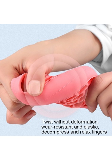 Petek Elastik Silikon Parmak Egzersiz Kavrama Güçlendirici Eğitim El Tutucu - Bebek Mavisi