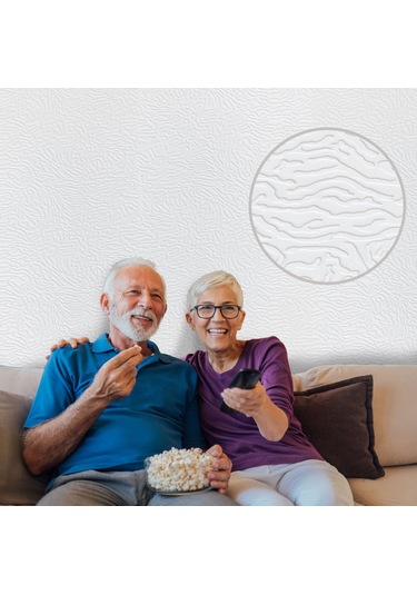 Tink 3d Duvar Paneli Boyanabilir Dekota 60x120 Cm / Alaca Desenli 7'li Paket-5 M²