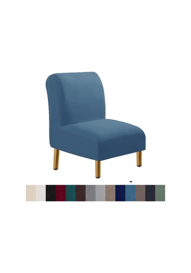 Hfambition Tek Koltuklu Sandalye Koruması, Toz Mavi, Elastik Ve Yıkanabilir, Koltukları Lekeden Ve Kullanimdan Korur, Modern Tasarım