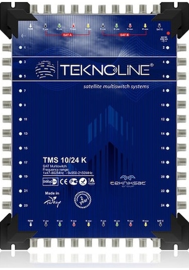10X24 Kaskatlı Multiswitch Uydu Dağıtım Santrali Teknoline