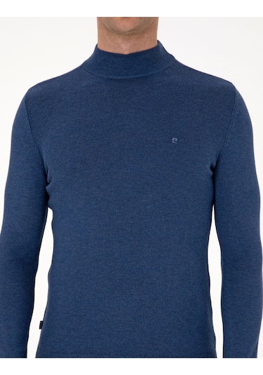 Pierre Cardin Erkek İndigo Melanj Kazak /triko 50314176-vr155 İndigo Melanj