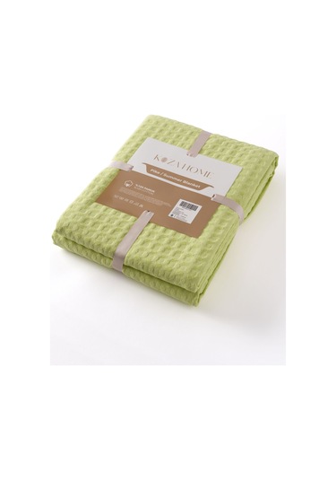 Viva %100 Pamuk Lime Yeşil Pike 200x220 2604 Yeşil