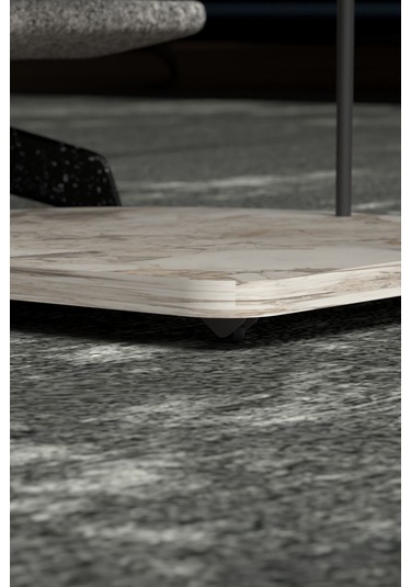 Yan Sehpa Tekerlekli Servis Sehpası Hnd Oval Efes Çok Renkli