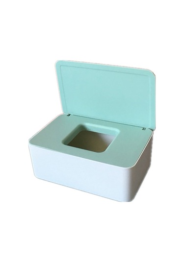 Gajeena Pratik Çok Amaçlı Plastik Masa Saklama Kutusu - Nemli Mendil, Maske Ve Ofis Malzemeleri İçin Beyaz