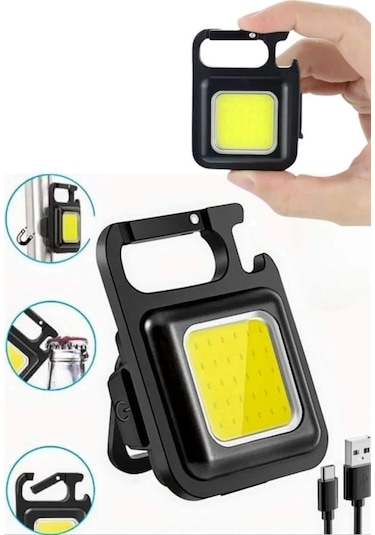 Mıknatıslı Parlak Led Işık 3 Fonksiyonlu Şarj Edilebilir Ledli Mini Taşınabilir