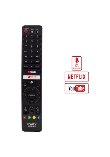 Huayu Rm-l1678 Sharp Netflix-youtube Tuşlu Lcd-led Tv Kumanda