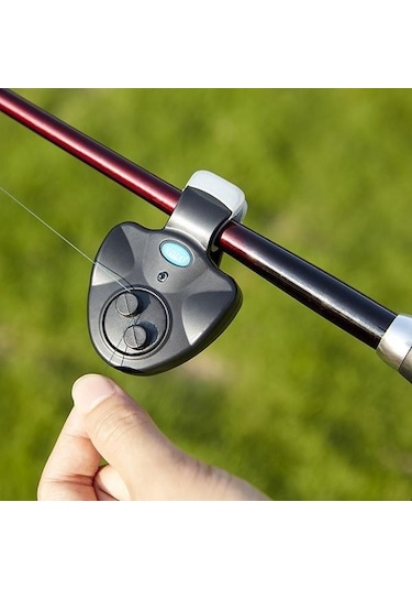 Valkyrie Yüksek Sesli Olta Balık Kamış Alarmı Led Işıklı Klipsli Alarm Evrensel Uyum