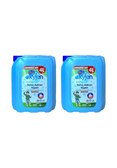 Bingo Oksijenli Çamaşır Suyu Çam Kokulu 4 Lt X 2 Adet 2'li Set