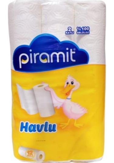 Piramit Rulo Kağıt Havlu 12'li
