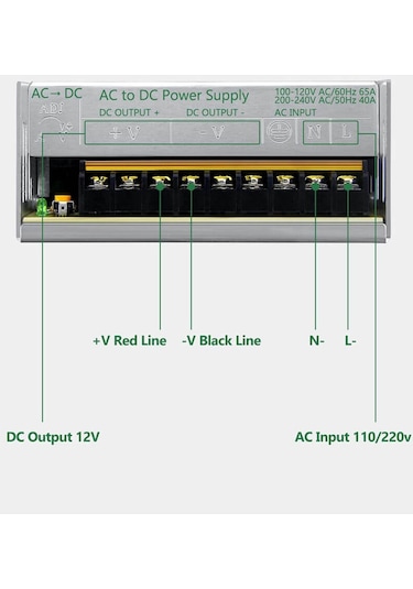 12V 30A 30 AmperLed Kamera Adaptörü