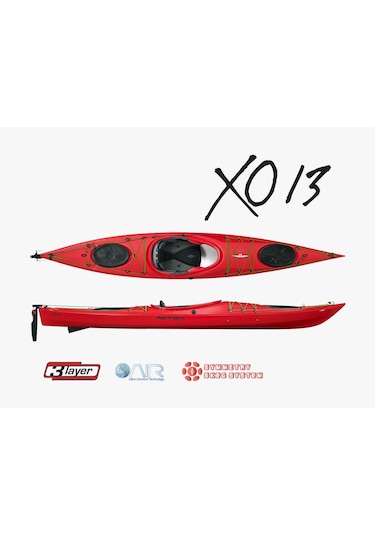 Point65 Xo13 Gte 3L Rudder & Skeg Kano-Kırmızı
