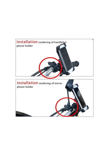 Suntek Usb Şarjlı Motosiklet Geri Çekilebilir Cep Telefonu