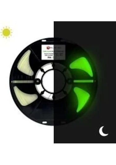 Elas Yeşil Glow Pla Plus Filament 1 Kg