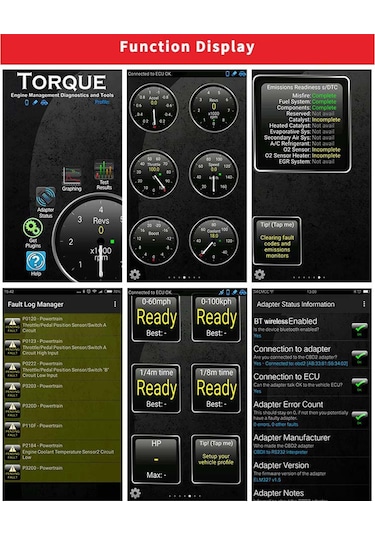 Konnweı Kw902 Mini Bt 5.0 Kablosuz Obd-ıı Araba Oto K19906w