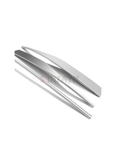 S-Dizayn VW Golf 8 HB Krom Ön Tampon Alt Çıtası 3 Parça 2020 Üzeri