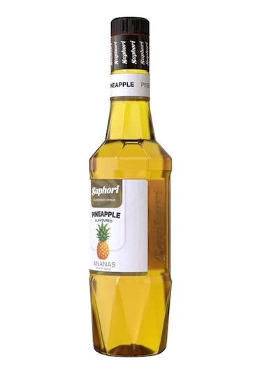 Saphori Ananas Aromalı Kokteyl Şurubu Ananas Şurubu 700 Ml