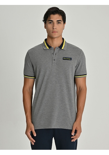 Erkek Trıbun Fenerbahçe Polo Gri Melanj