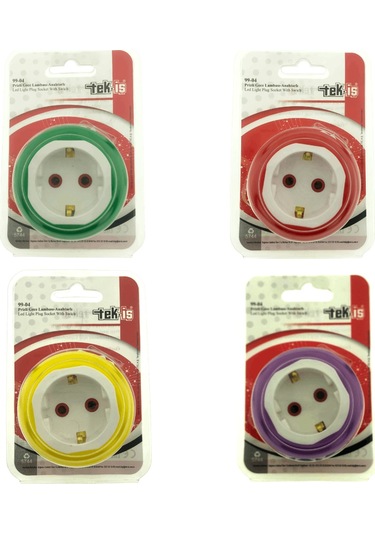 Tek-iş Ledli Gece Lambası Ledli Fiş Priz Anahtarlı