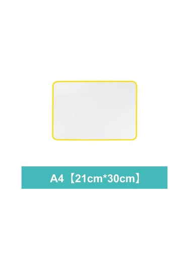 Snapbuy Çift Taraflı Mıknatıslı A4 Yazı Tahtası - Masaüstü Mesaj Panosu, Çocuklar İçin Eğitim Ve Çizim Tahtası Sarı