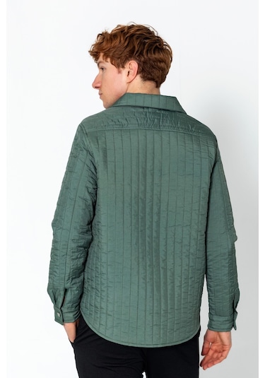 Erkek Regular Çok Cepli Astarlı Kısa Mont 001