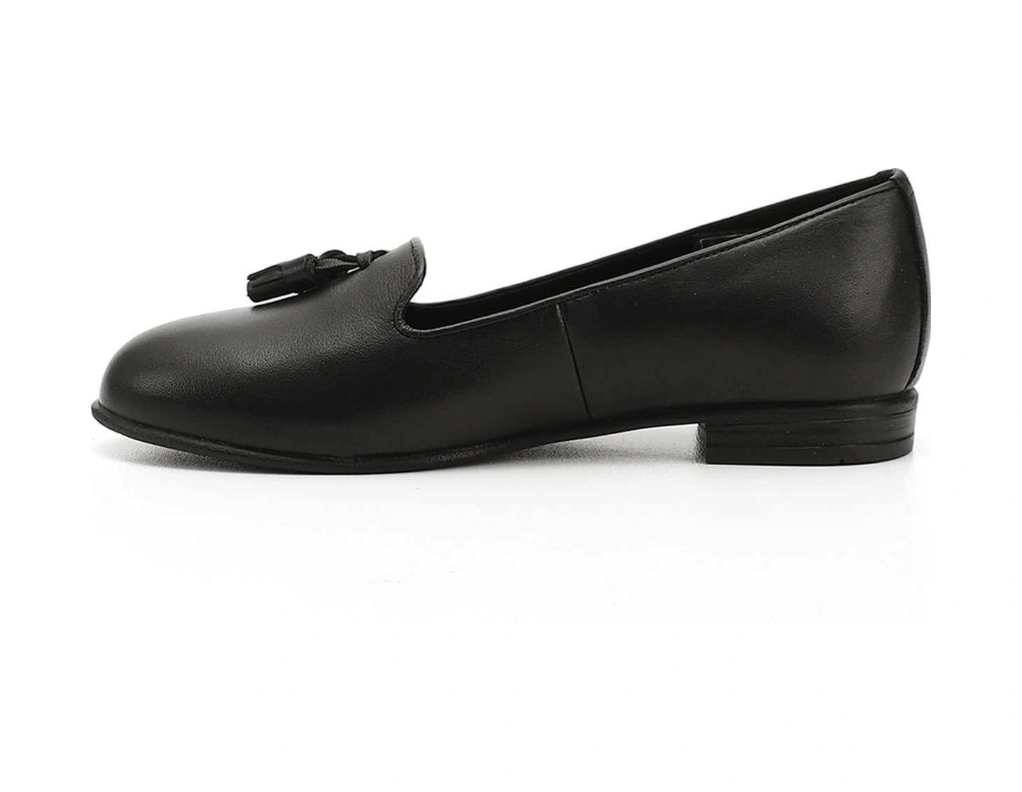 Gönderi R Kadın Siyah Hakiki Deri Püsküllü Babet Gdza13424160 Siyah