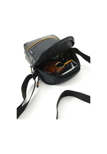 Erkek Postacı Çantası Elde Tutma 23 14 Cm Çapraz Askılı Omuz Çantası Mega Çanta Siyah