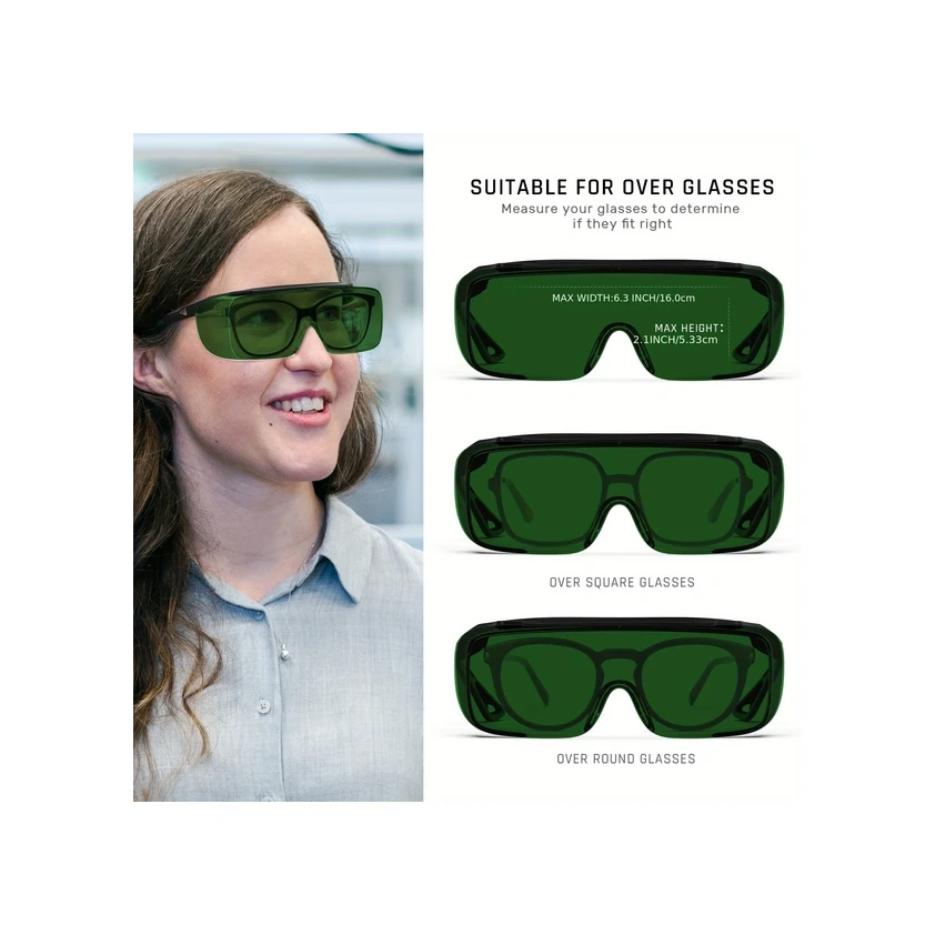 Willowhaven Laıyıke Yeşil Darbe Dayanımlı Güvenlik Gözlüğü, Ayarlanabilir Uv Koruma Ansı Z87 Sertifikalı