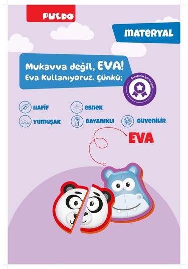 Puedo Manyetik Eşleştirme Oyunu - Match The Half