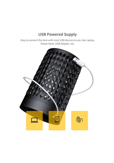 Mufunye Ev İçin Usb Led Fenerli Elektrikli Sinek Ve Musluk Tuzağı - Beyaz Renkli 4.5w Işık Katalizli Savaş Aleti