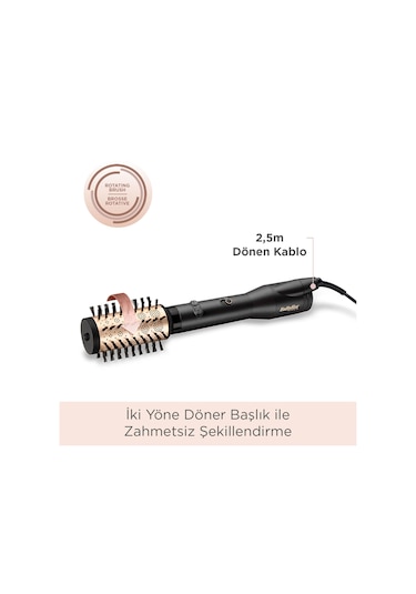 Babyliss AS970E Döner Fırçalı Saç Şekillendirme Seti