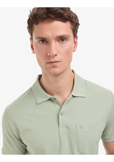 Pierre Cardin Erkek Çağla Tişört Basic 50325290-vr016 Yeşil