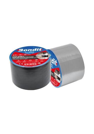 Pvc Kanal Bandı 48mm X 25 Yard, Gri