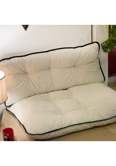 Yer Minderi Sırtlıklı Minder Oturma Puf Minderi 5361